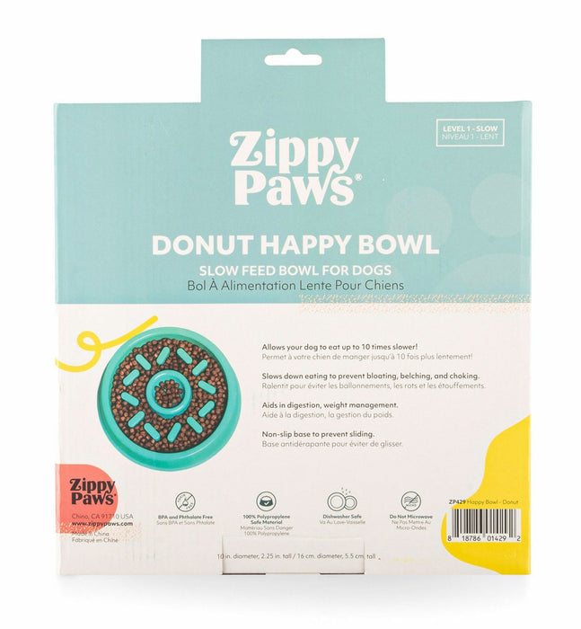 Happy Bowl, Donuts - Jeffers - Animal & Pet Supplies > Pet Bowls, Feeders & Waterers