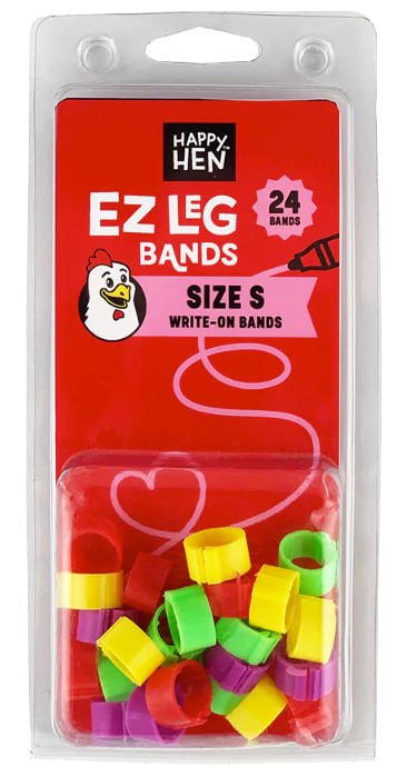 Happy Hen EZ Leg Bands, Assorted - Jeffers - Farm & Ranch Supplies > Identification & Ear Tags