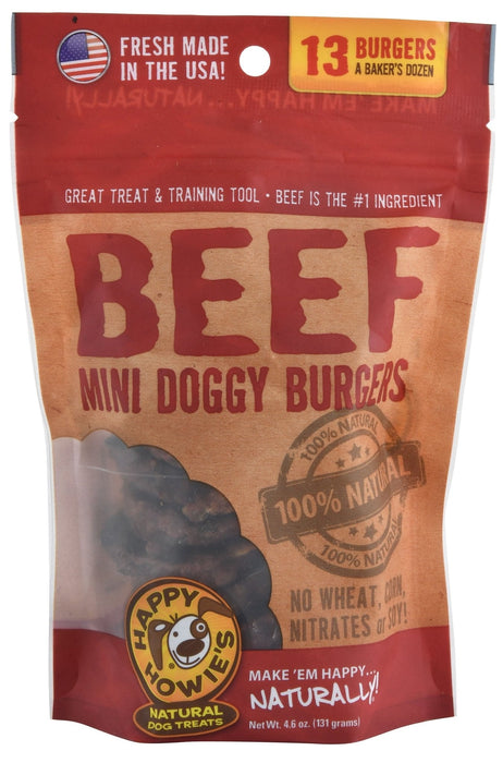 Happy Howie's Beef Doggy Burgers - Jeffers - Dog Supplies > Dog Treats