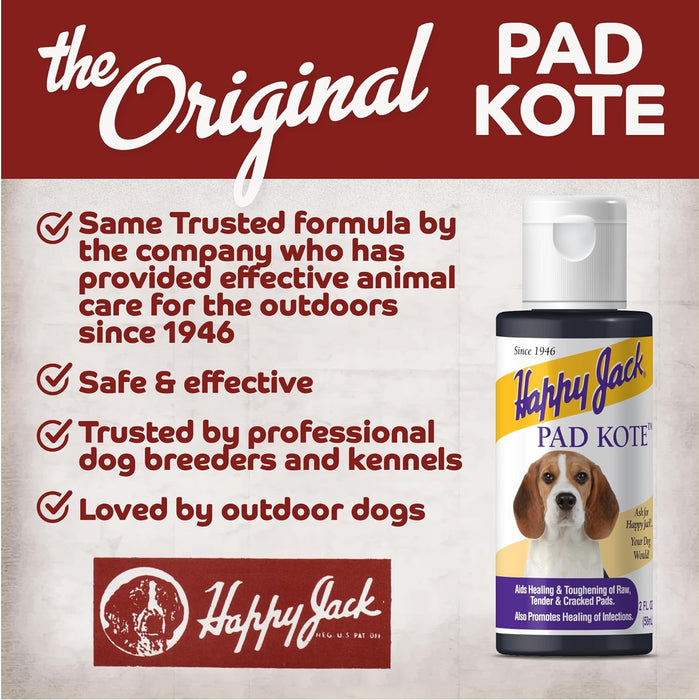 Happy Jack Pad Kote, 2 oz - Jeffers - Animal & Pet Supplies > Pet Grooming > Pet Nail & Pad Care