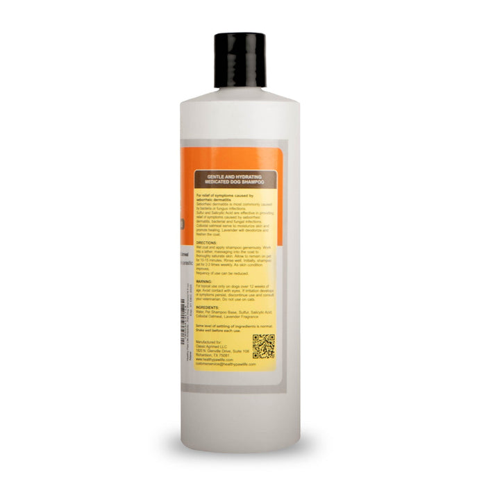 Healthy Paw Life's Sulfur, Salicylic Acid, Oatmeal Shampoo - Jeffers - https://www.jefferspet.com/pages/livestock