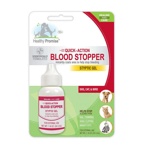 Healthy Promise Pet Blood Stopper Gel, 1.16 oz - Jeffers - Animal Health & Wellness > Animal Health & Wellness