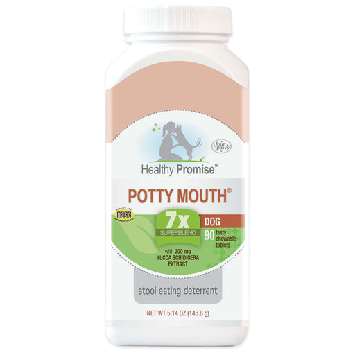 Healthy Promise Potty Mouth Tablets, Coprophagia Stool Eating Deterrent for Dogs, 90 ct - Jeffers - Animal Health & Wellness > Vitamins & Supplements