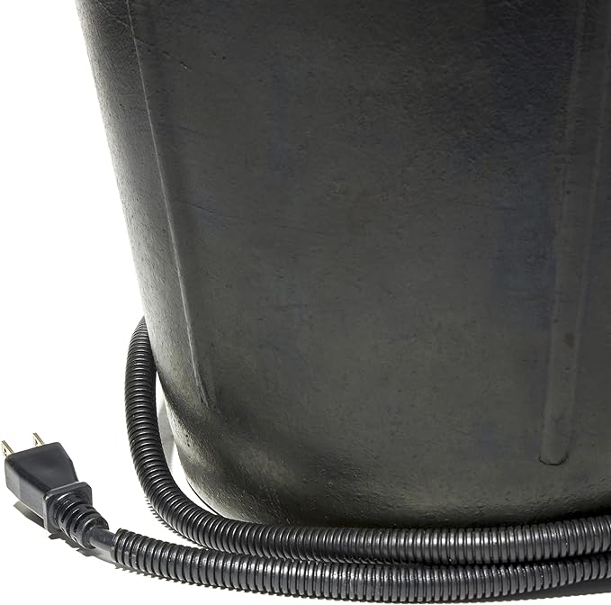 Heated Flat - Back Rubber Bucket - Jeffers - Farm & Ranch Supplies > Livestock Feeders & Waterers