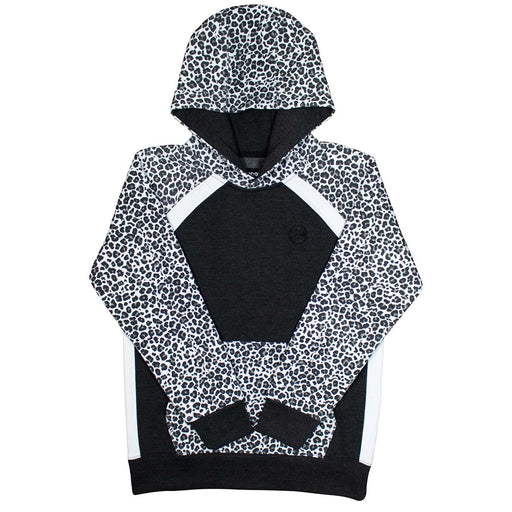 Hooey Savannah Ladies Hoodie, Black & White Cheetah - Jeffers - Women > Women's Clothing > Women's Jackets & Outerwear