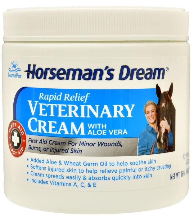 Horseman's Dream Aloe Vera Vet Cream - Jeffers - Animal Health & Wellness > Skin & Coat Care