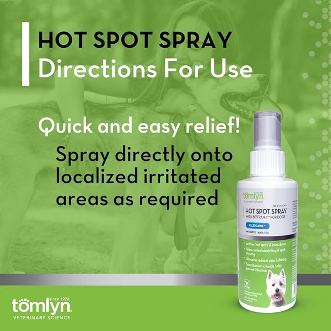 Hot Spot Spray (Allercaine) with Bittran - Jeffers - Animal Health & Wellness > Skin & Coat Care