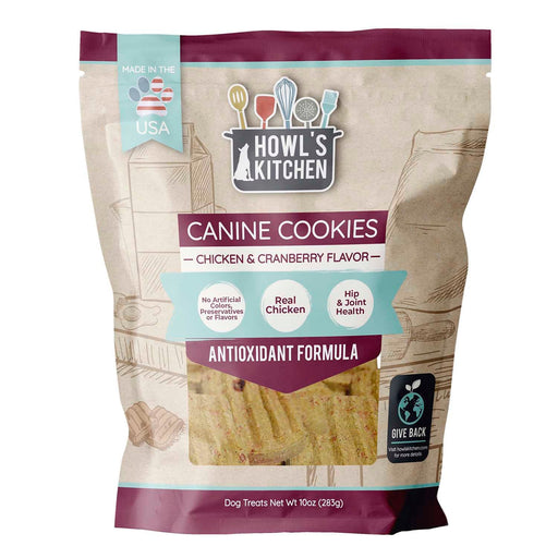 Howl's Kitchen Chicken & Cranberry Cookies, 10 oz - Jeffers - Dog Supplies > Dog Treats > Biscuits & Baked Treats