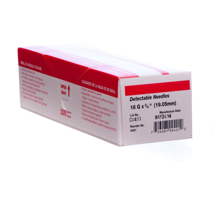 Ideal D3 Detectable Needles, Box of 100 - Jeffers - Animal Health & Wellness > Medical Supplies