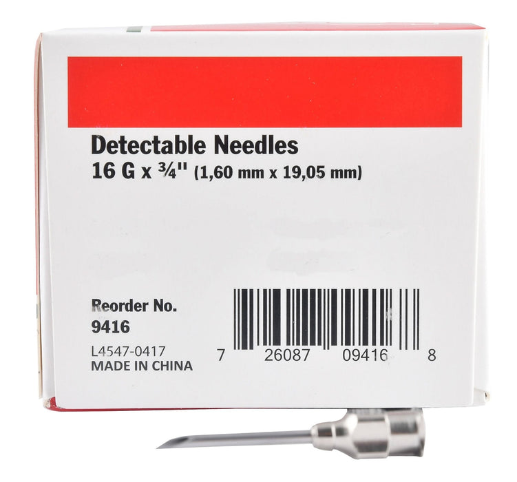 Ideal D3 Detectable Needles, Box of 100 - Jeffers - Animal Health & Wellness > Medical Supplies