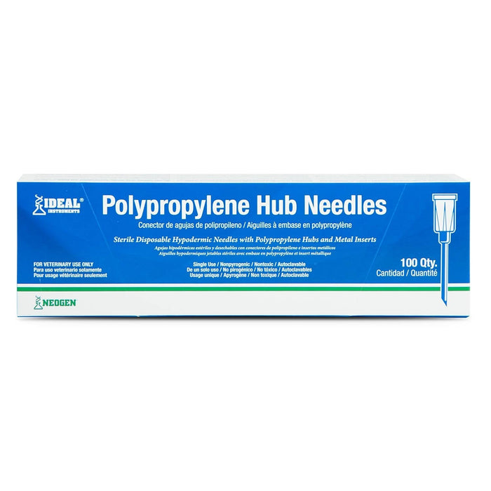 Ideal Poly Hub Needles, Boxes - Jeffers - Animal Health & Wellness > Medical Supplies