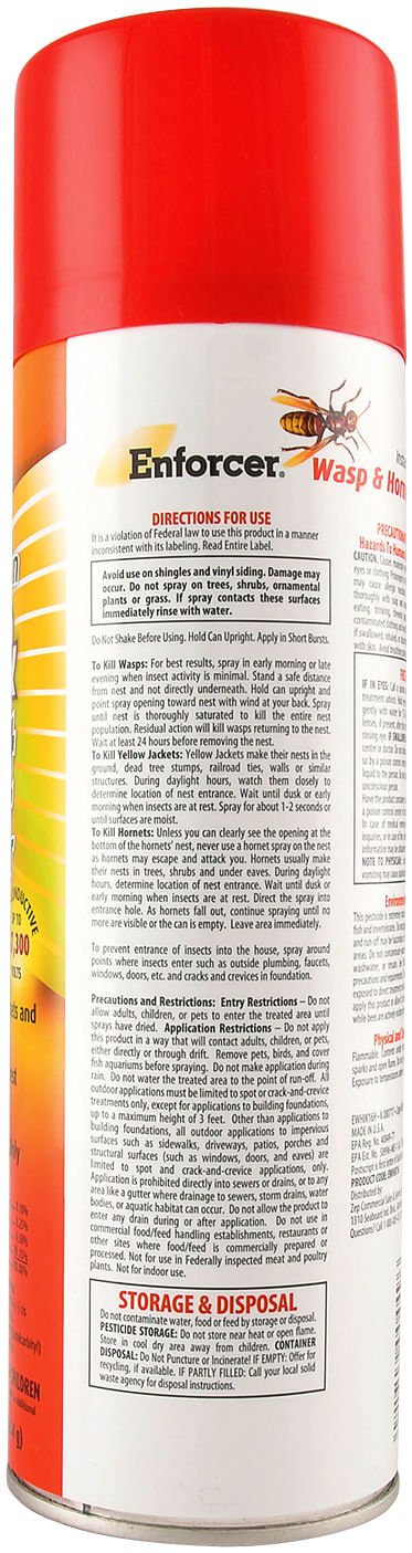 Instant Knockdown Wasp & Hornet Killer, 16 oz - Jeffers - Animal Health & Wellness > Fly & Insect Control