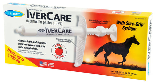 IverCare Paste Horse Dewormer, 1 - dose - Jeffers - Animal Health & Wellness > Medicine