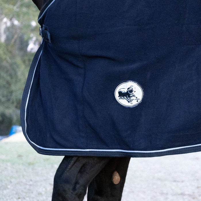 Jeffers Elite Fleece Horse Cooler Blanket, Navy - Jeffers - Horse Supplies > Horse Blankets & Sheets