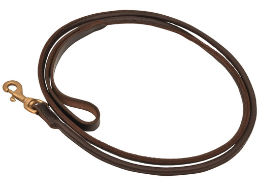 Jeffers Pet 6' Rolled Leather Leash, 1' W - Jeffers - 