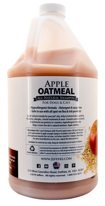 Jeffers Pet Apple - Oatmeal Shampoo for Dogs and Cats - Jeffers - Animal & Pet Supplies > Pet Grooming > Pet Shampoo & Conditioner