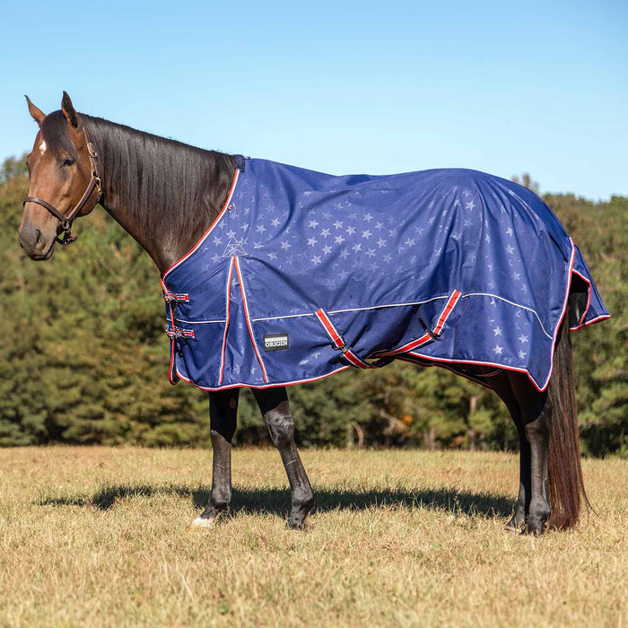 Jeffers Poplar Head Origin 600 Denier Turnout Blanket, 240 Gram, Allegiance - Jeffers - Horse Supplies > Horse Blankets & Sheets