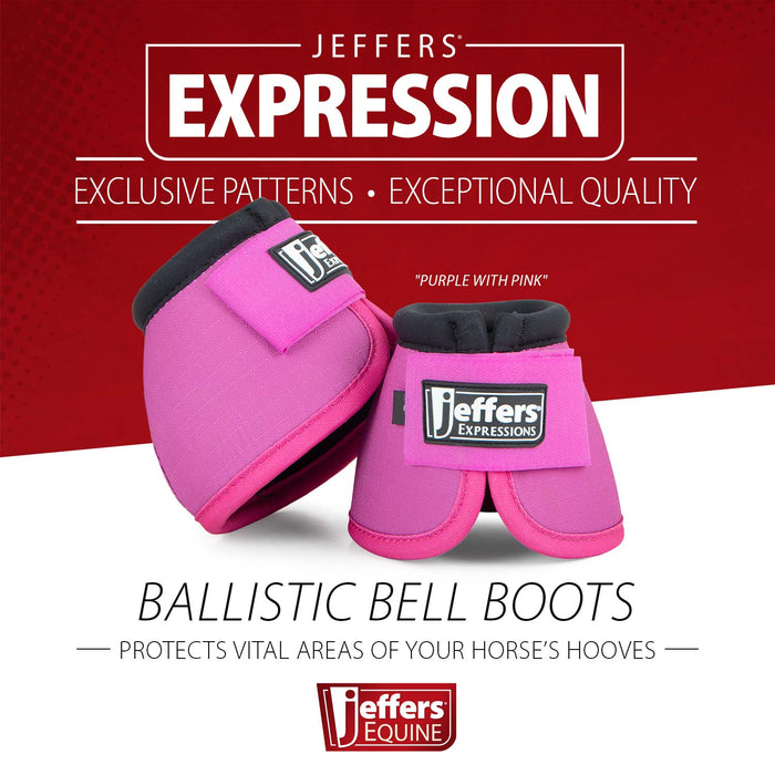 Jeffers Protective Neon Bell Boots - Jeffers - Horse Supplies > Horse Boots & Leg Wraps