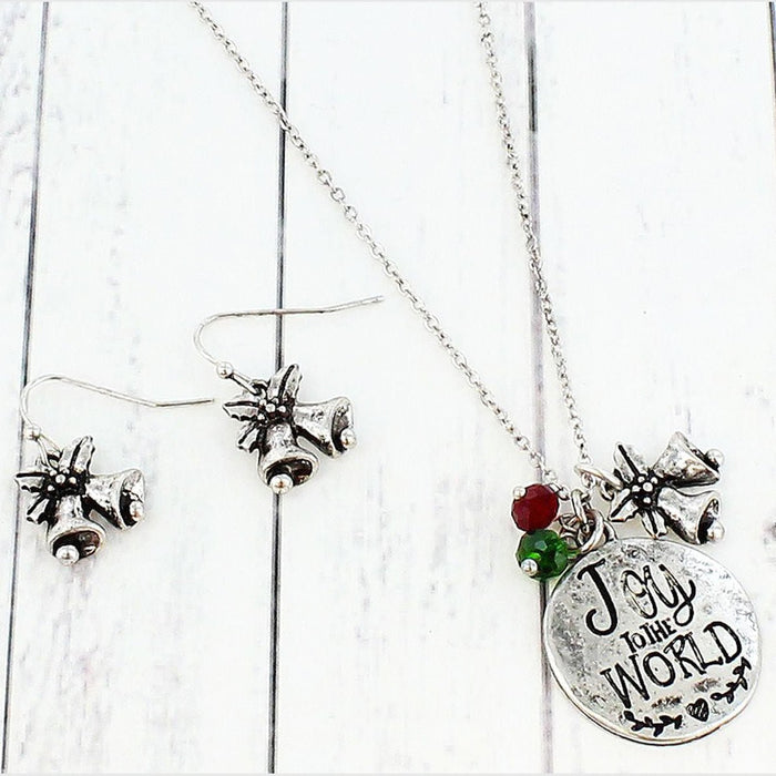 'Joy to the World' Necklace & Earring Set - Jeffers - Dog Supplies > Dog Supplies