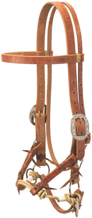 Justin Dunn Side Pull/Bitless Bridle - Jeffers - Horse Supplies > Horse Tack > Bridles & Headstalls