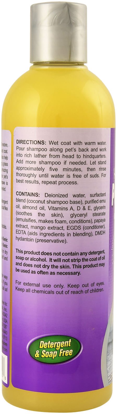 Kenic Kalaya Emu Oil Pet Shampoo - Jeffers - Animal & Pet Supplies > Pet Grooming > Pet Shampoo & Conditioner