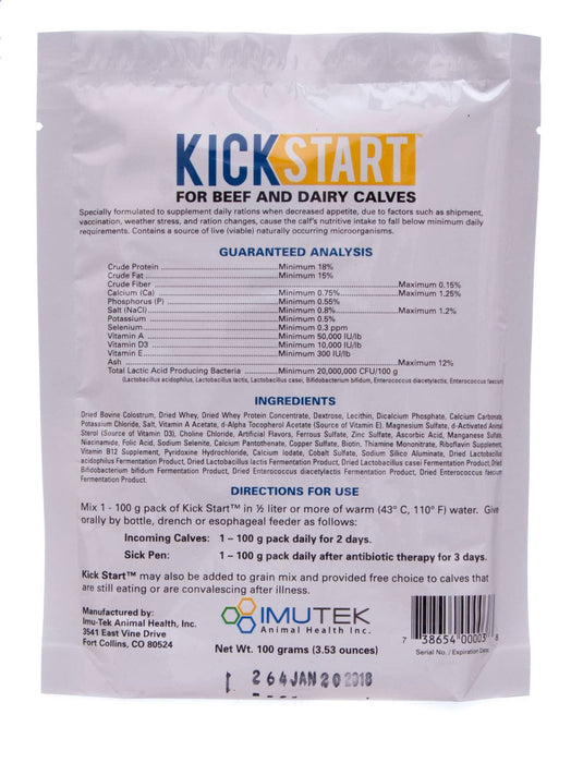 KICK START Immune Supplement, 100 g - Jeffers - Animal Health & Wellness > Nursing Supplies