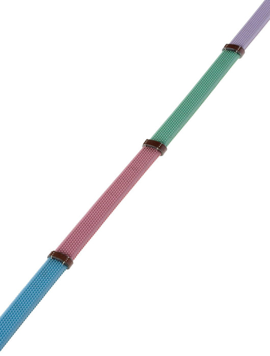 Kincade Pastel Rainbow Reins - Jeffers - Horse Supplies > Horse Tack > Reins