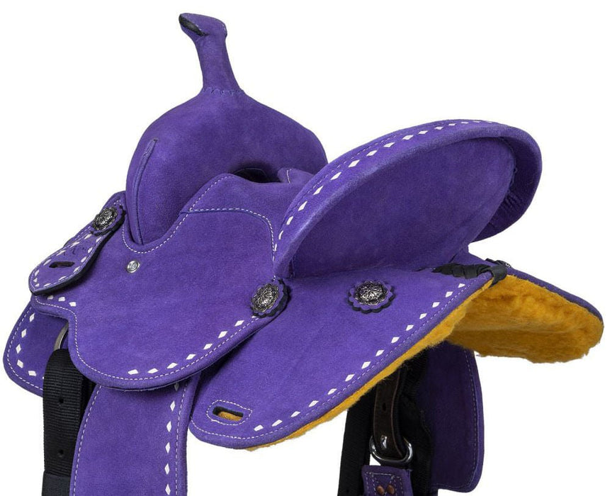 King Series Stratford Suede Barrel Saddle - Jeffers - Horse Supplies > Horse Tack > Saddles