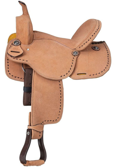 King Series Stratford Suede Barrel Saddle - Jeffers - Horse Supplies > Horse Tack > Saddles