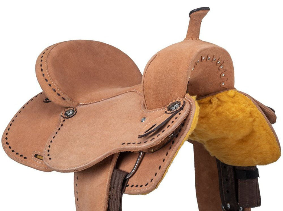 King Series Youth Stratford Suede Barrel Saddle - Jeffers - Horse Supplies > Horse Tack > Saddles