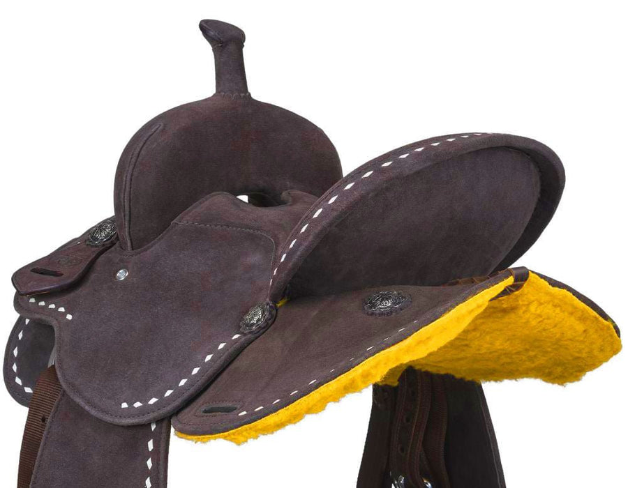 King Series Youth Stratford Suede Barrel Saddle - Jeffers - Horse Supplies > Horse Tack > Saddles