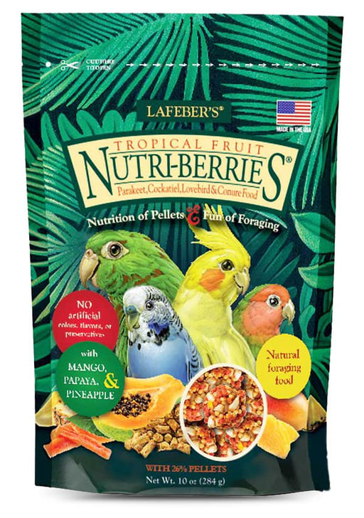 Lafeber Cockatiel Tropical Fruit Nutri - Berries, 10 oz bag - Jeffers - Bird Supplies > Bird Supplies