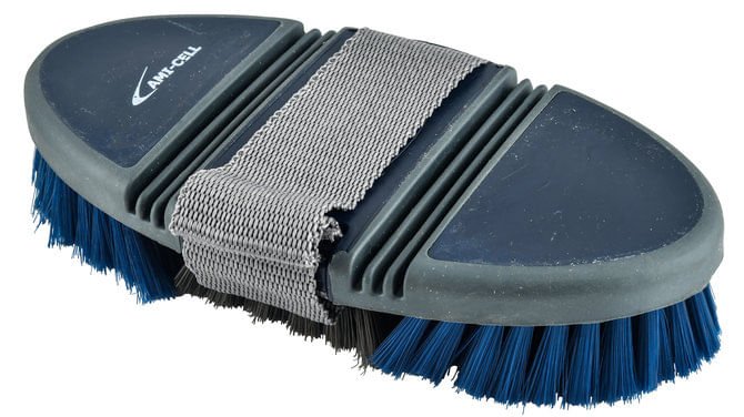 Lami - Cell Two - Tone Flexible Body Brush - Jeffers - Horse Supplies > Horse Grooming > Horse Grooming Combs, Brushes & Mitts