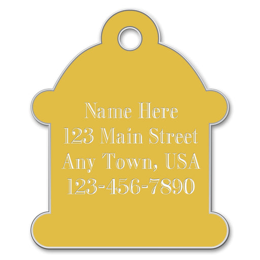 Large Hydrant Shape Dog Tag - Jeffers - Animal & Pet Supplies > Pet ID Tags