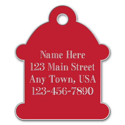 Large Hydrant Shape Dog Tag - Jeffers - Animal & Pet Supplies > Pet ID Tags