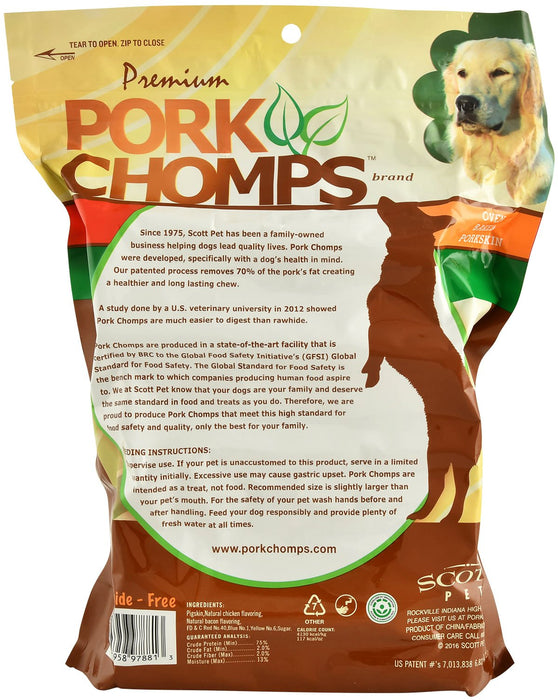 Large Pork Chomps Twists, Variety Pack, 24 ct - Jeffers - Dog Supplies > Dog Treats