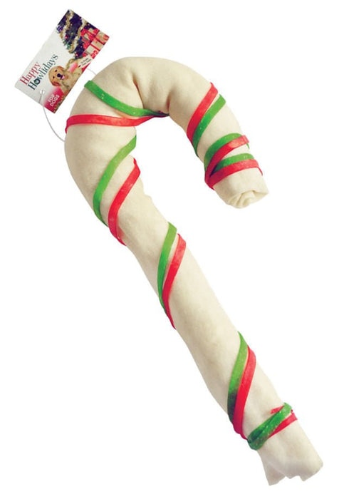 Large Rawhide Candy Canes - Jeffers - Dog Supplies > Dog Treats