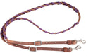 Latigo Leather Laced 5/8' Barrel Reins - Jeffers - Horse Supplies > Horse Tack > Reins