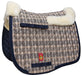 Lettia Baker Plaid Sheepskin Dressage Pad - Jeffers - Horse Supplies > Horse Tack > Saddle Pads & Blankets