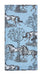 'Lila' Flour Sack 100% Cotton Kitchen Towel, Blue Toile - Jeffers - Home Goods & Gifts > Kitchen