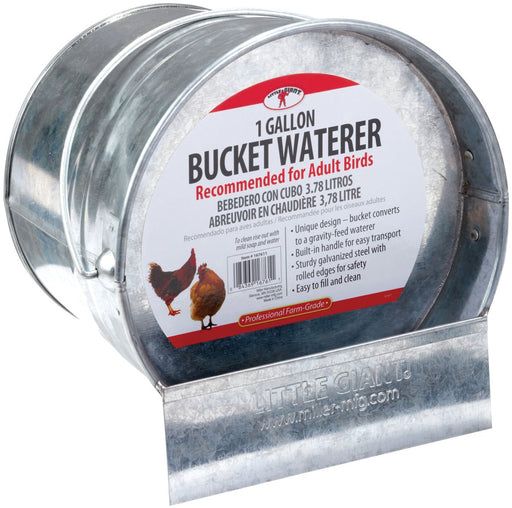 Little Giant Bucket Poultry Waterer, 1 gallon - Jeffers - Farm & Ranch Supplies > Livestock Feeders & Waterers