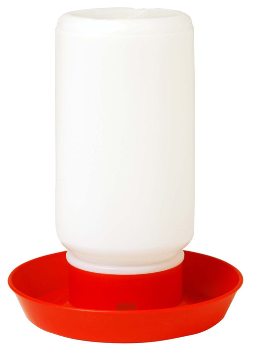 Little Giant Chicken Waterer 1 Qt Plastic Jar and Base - Jeffers - Farm & Ranch Supplies > Livestock Feeders & Waterers