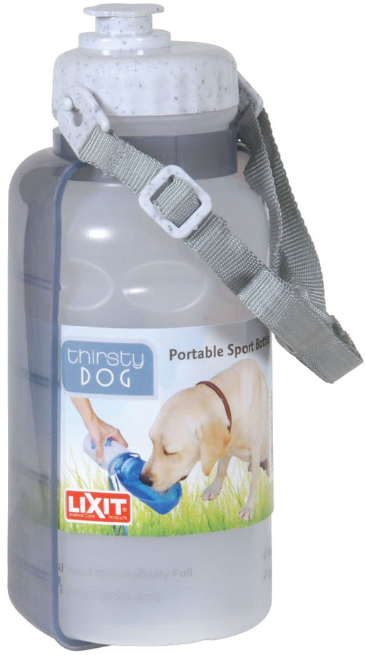 Lixit Thirsty Dog Sport Bottle, 20 oz - Jeffers - Animal & Pet Supplies > Pet Bowls, Feeders & Waterers