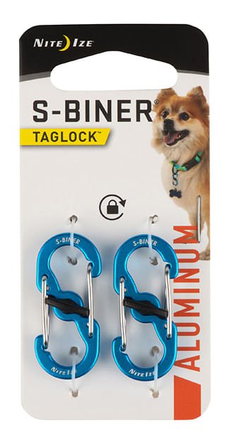 Locking Aluminum S - Biner, 2 - pack - Jeffers - Dog Supplies > Dog Apparel > Dog Collars, Harnesses, & Leashes