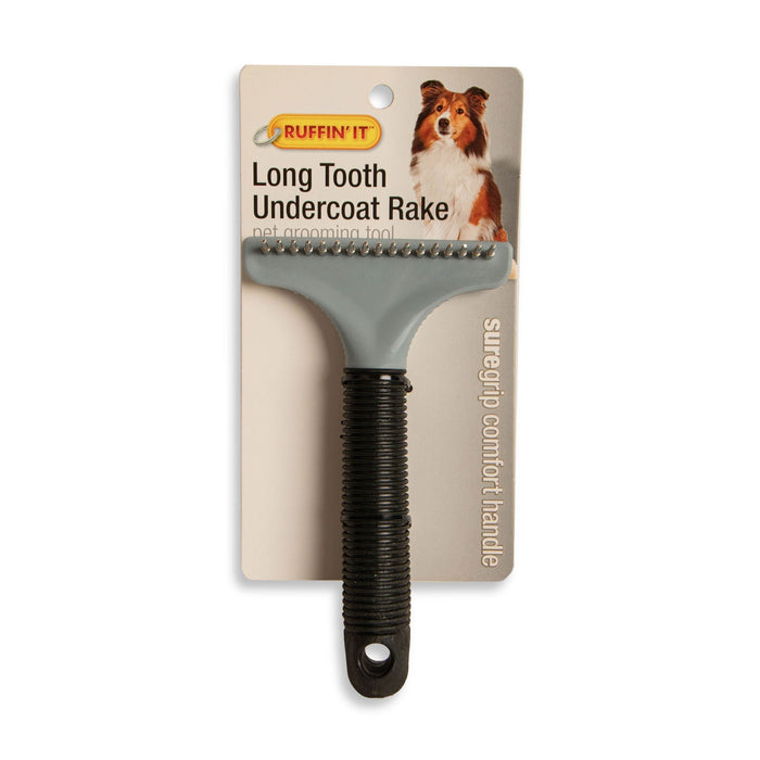 Long Tooth Undercoat Rake - Jeffers - Animal & Pet Supplies > Pet Grooming > Pet Combs & Brushes