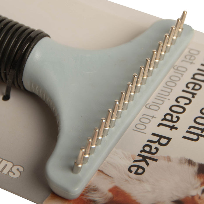 Long Tooth Undercoat Rake - Jeffers - Animal & Pet Supplies > Pet Grooming > Pet Combs & Brushes