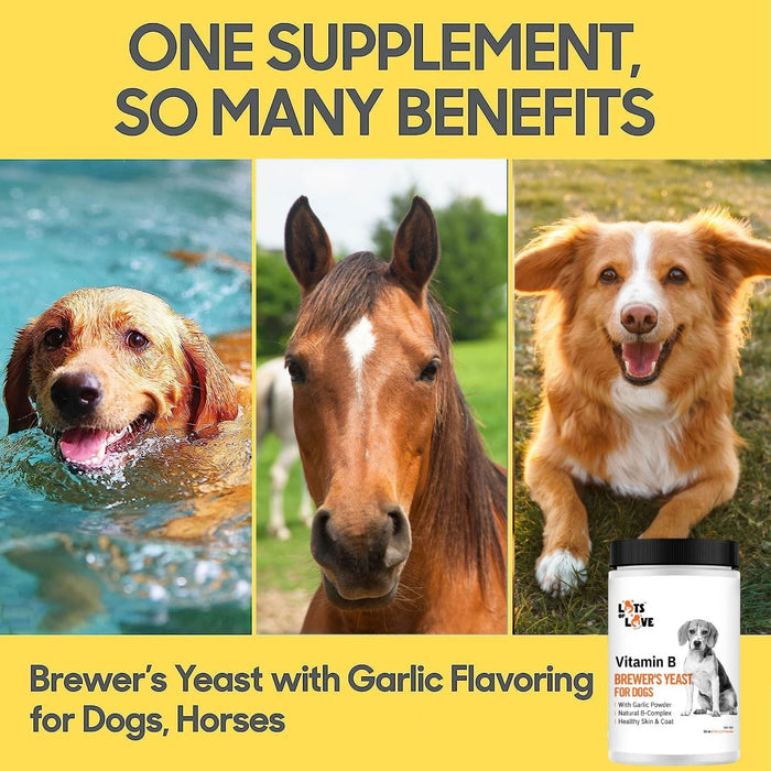 Lots of Love Brewer's Yeast/Garlic Powder - Jeffers - Animal Health & Wellness > Vitamins & Supplements