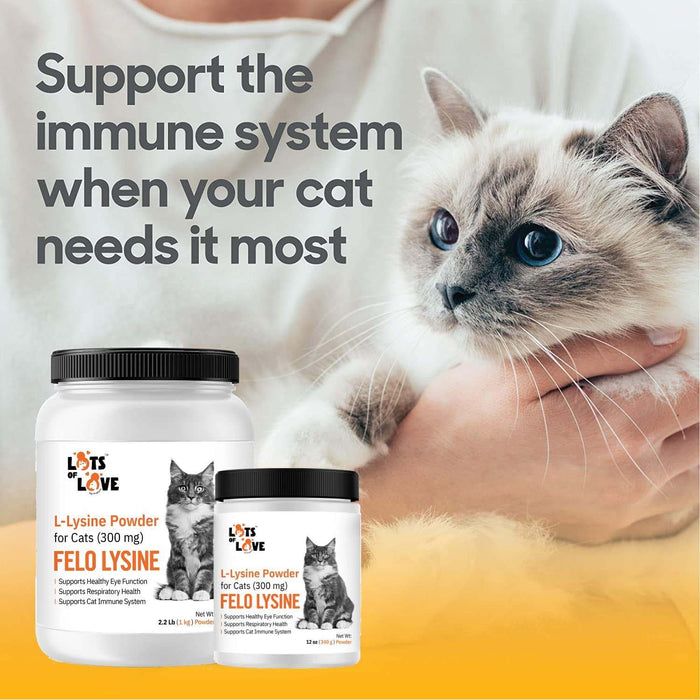 Lots of Love Fel O Lysine Powder for Cats - Jeffers - Animal Health & Wellness > Vitamins & Supplements