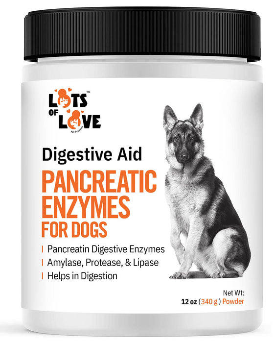 Lots of Love Pancreatine Powder, 12 oz - Jeffers - Animal Health & Wellness > Vitamins & Supplements