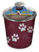 Loving Pets Bella Dog and Cat Treat Canister, Merlot - Jeffers - Animal & Pet Supplies > Pet Bowls, Feeders & Waterers